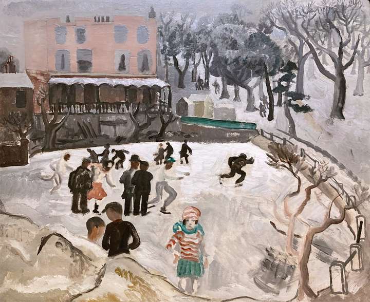 Skating at Hampstead